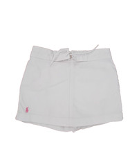 RALPH LAUREN Bambina gonna eta 5 anni bianca cotone con tasche