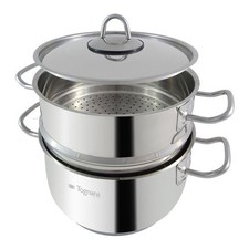 Tognana Vaporiera Inox Set da 3 pz (22cm) VANITOSA Cromo lucido V5758Y1INSL