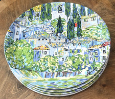 Set 4 piatti ovali 11 3/8" FURIO Chiesa in Cassone Italia Gustav Klimt