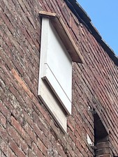 bat box - bat house white -