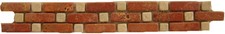 Rosoni in marmo, mosaici,greca
