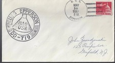 5/16/63 Mercury 9 US Naval Recovery USS Epperson