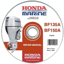 Honda Marine BF135A - BF150A - fuoribordo  manuale officina