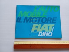 Fiat Dino 2.0 Coupè 1968 depliant italiano originale