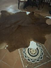 Tappeto grande Vera Pelle Di Mucca vintage Originale 100%