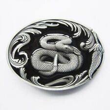 Western Buckle Con Serpente a