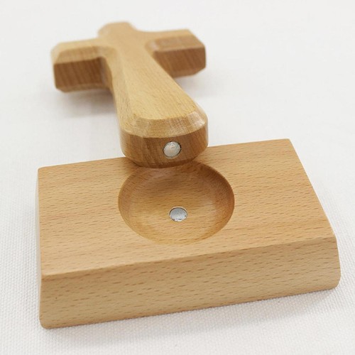 Crocifisso legno piedi - in,
