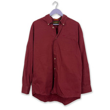 Camicia Timberland bordeaux tinta unita - Taglia M/L uomo