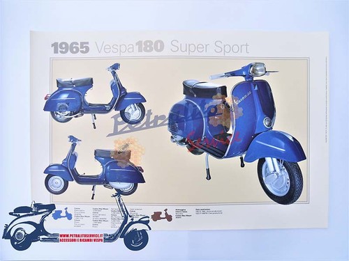 Poster vintage vespa - vintage,