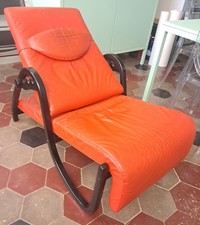 POLTRONA RECLINABILE, TIPO CHAISE LONGUE, ANNI 70, DESIGN