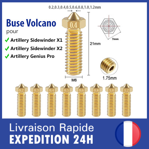 Buse volcano nozzle pour