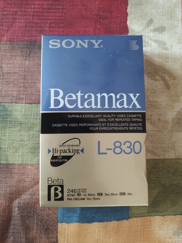 Sony 830 betamax nastro - sony,
