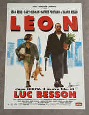 THE PROFESSIONAL Locandina Film Originale 39x55" Ita LINO RETRO FIRMATO da BESSON