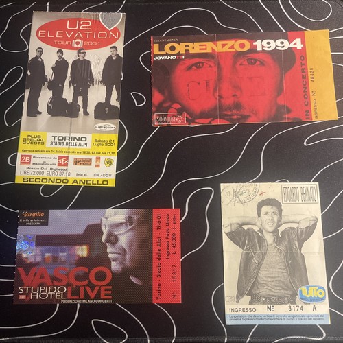 Biglietti concerti 1990 2001 - biglietti,