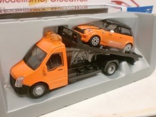 BURAGO 1/43 - CARRO ATTREZZI  - SOCCORSO STRADALE CON MINI COOPER