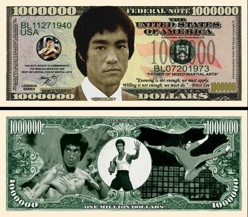 Bruce lee billet million - bruce, 1