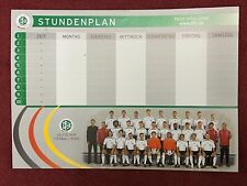 DFB-Orario A4-Calcio-Mondiali 2006-Scuola-Prodotto Ufficiale-Orario-Appuntamento