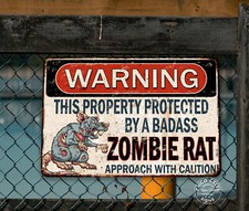 Insegna Avvertimento Pet Rat