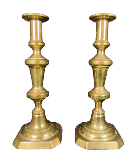 Coppia antichi candelabri - di,