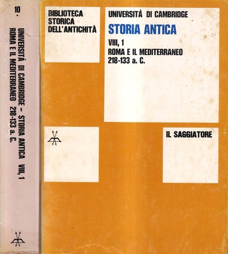 Storia antica viii roma e - antica.,