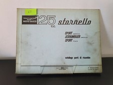 Catalogo ricambi Moto Guzzi Stornello 125 sport italia america scrambler 1967