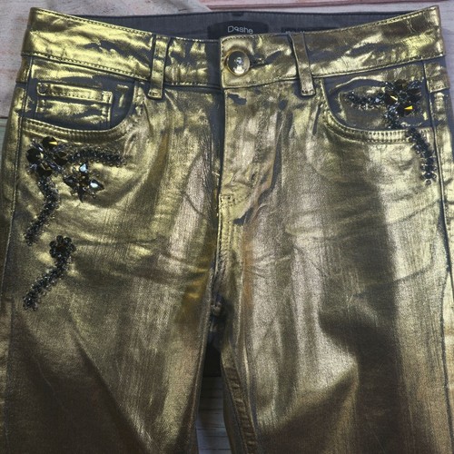 Jeans skinny oro - , metallizzato