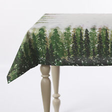 Tovaglia Tirolese rettangolare in cotone da 6 8 18 persone FOREST