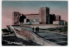 A1 CARTOLINA  MELFI POTENZA IL CASTELLO ACQUERELLO 1962
