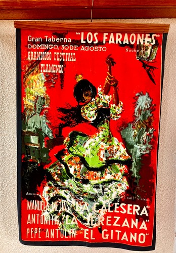 Affiche vintage flamenco - affiche,