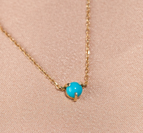 Collana con ciondolo turchese