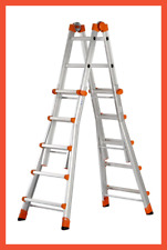 Scala Telescopica in Alluminio Pieghevole da Lavoro Gradini Pioli 5 5 Gierre 5m