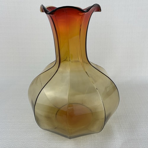 Vaso vintage diadema amberina
