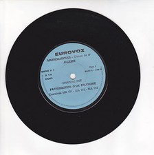 EUROVOX Vinile 33 Giri 17 Cm