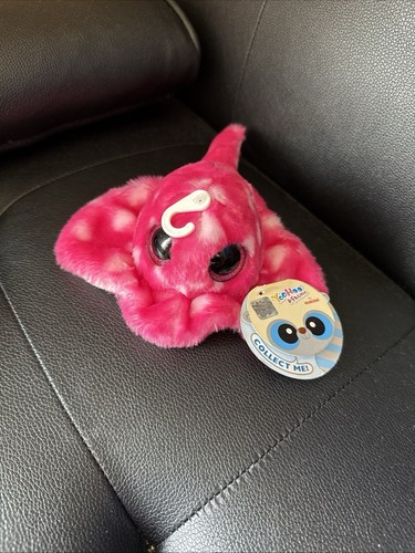 Peluche sting ray rosa - 8",