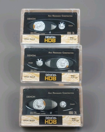 Denon hd8 cassetta - 3x,