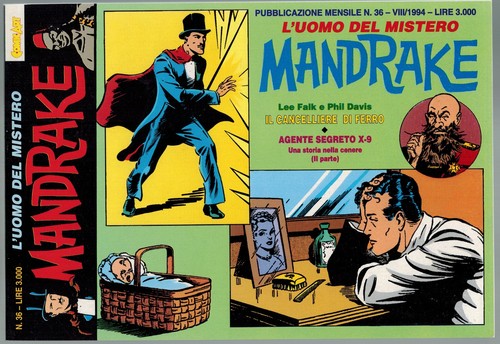Mandrake comic art 1994 - art,