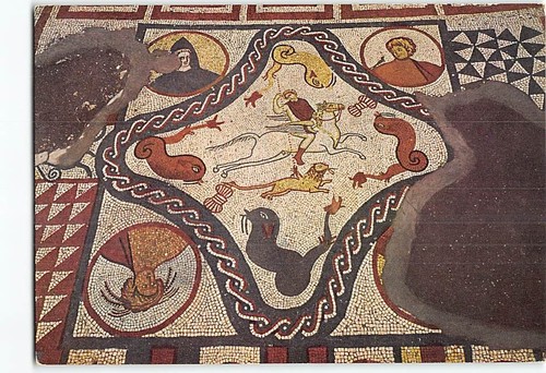 Cartolina lullingstone villa - lullingstone,