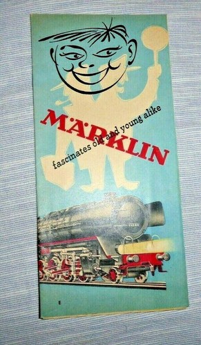 Opuscolo vintage marklin treni - vintage,