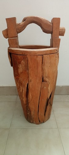 Vaso decorativo tronco in - ,