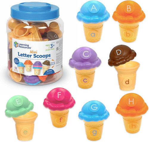 Mini palline con lettere - con,