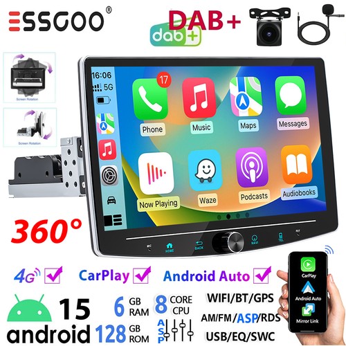 Dab 128g android carplay - dab+, 6+128g