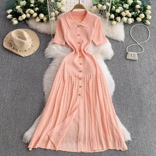 Vestito lungo rosa - vestito, pastello