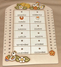 BELLISSIMO CALENDARIO PERPETUO DELLA THUN NUOVO MAI USATO  MISURA 30X22 CM