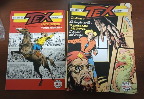 Gli albi tex colori dalla - a,