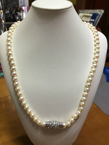 Collana perle akoja con - collana,