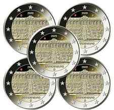 GERMANIA 2020 ADFGJ 5X2 EURO BRANDENBURG-POTSDAM-Germany-  LEGGI OFFERTA