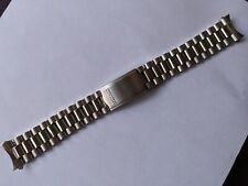 PULSERA 18MM PRESIDENT EN ACERO INOXIDABLE SOLIDO FINAL CURVO PARA RELOJES SEIKO