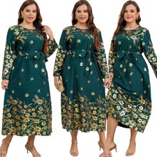 Maxi abito donna taglie forti