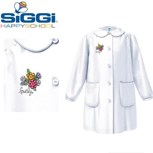 Grembiule scuola bianco - , con