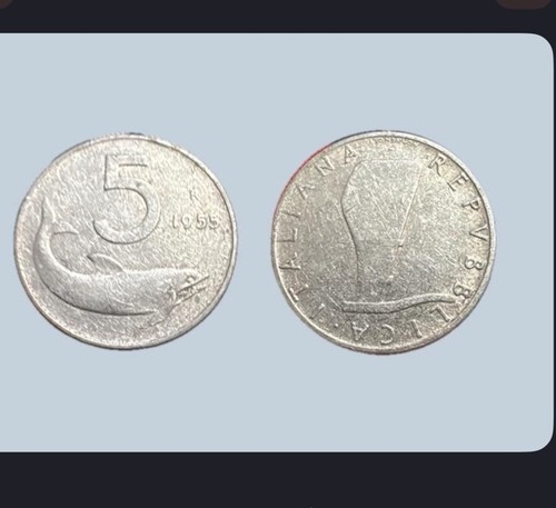 Italia moneta lire - da, 5
